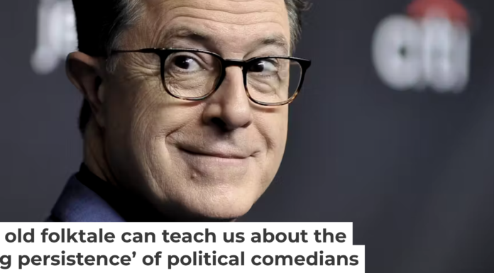 Stephen Colbert has been defiant following the cancellation of The Late Show. Photo by Richard Shotwell/Invision/AP
